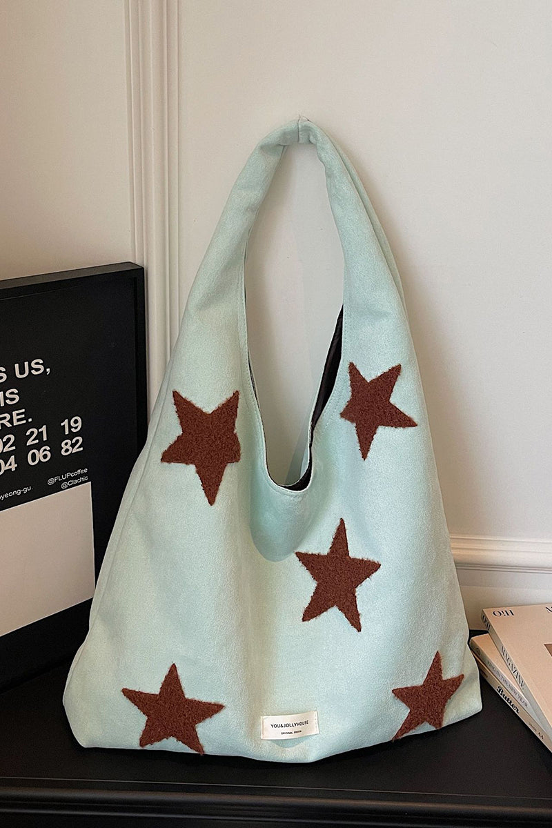 Star-Patterned Tote Bag