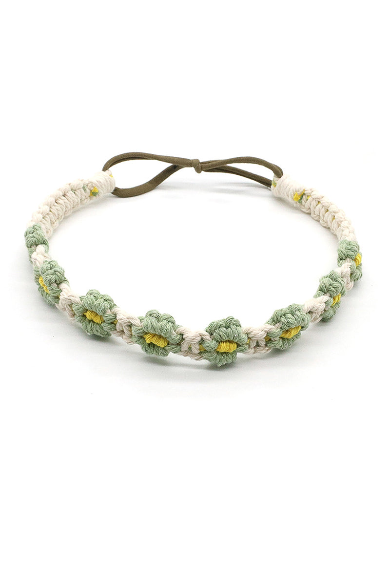 Floral Woven Headband
