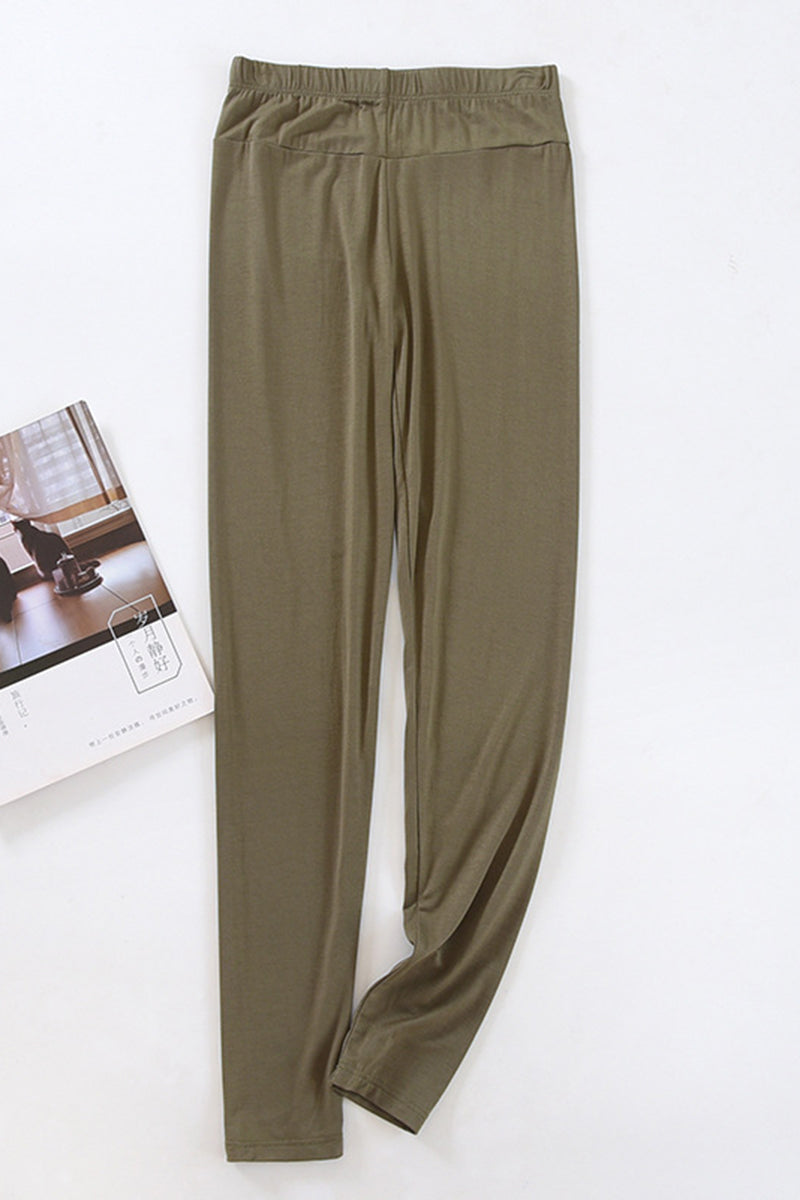 Essential High-Waist Casual Pants