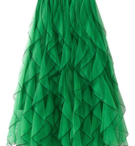 Ruffled Elegance Midi Skirt