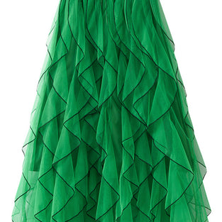 Ruffled Elegance Midi Skirt