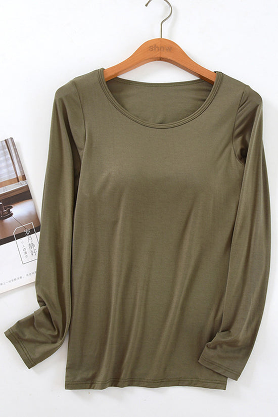 Essential Long Sleeve Crew Neck Tee