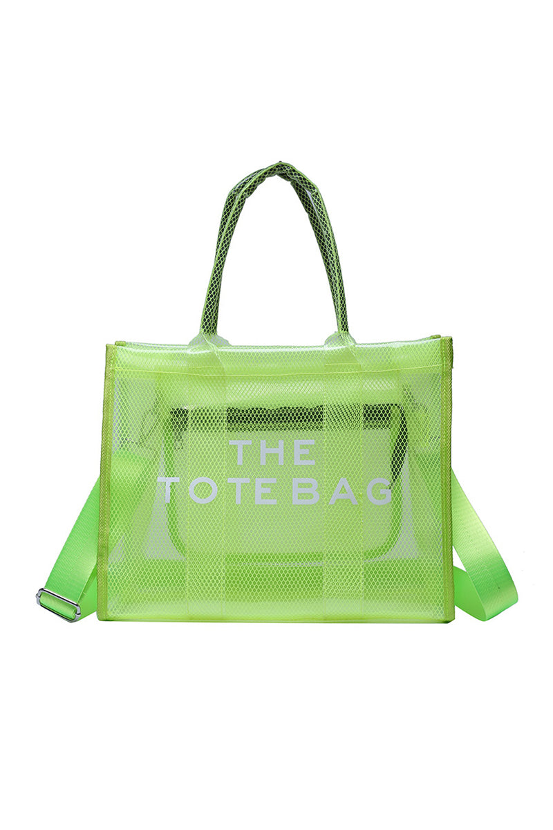 Mesh Tote Bag with Shoulder Strap