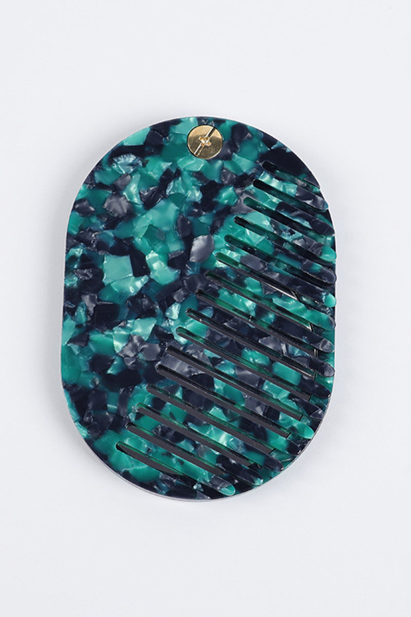 Elegant Oval Hair Comb