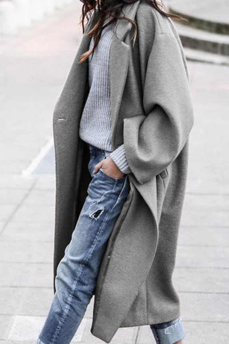 Chic Oversized Outerwear Coat