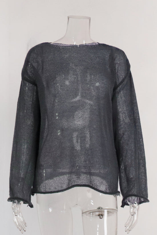 Classic Long Sleeve Knit T-Shirt