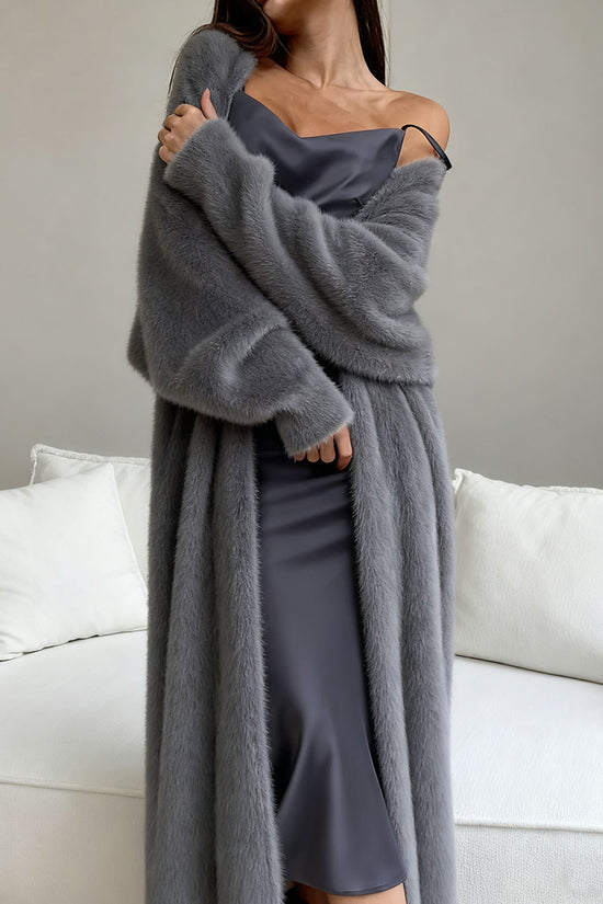 Cozy Longline Open Front Cardigan