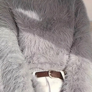 Fuzzy Long Sleeve Cozy Sweater