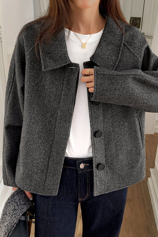 Chic Button-Down Casual Jacket