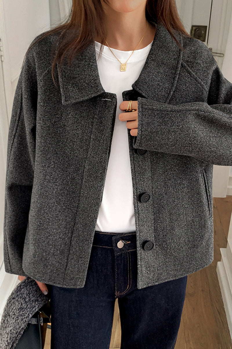 Chic Button-Down Casual Jacket