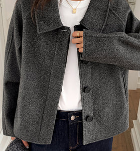 Chic Button-Down Casual Jacket