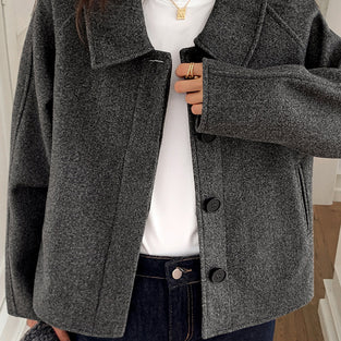 Chic Button-Down Casual Jacket