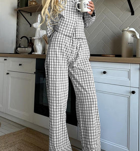 Checkered Loungewear Set