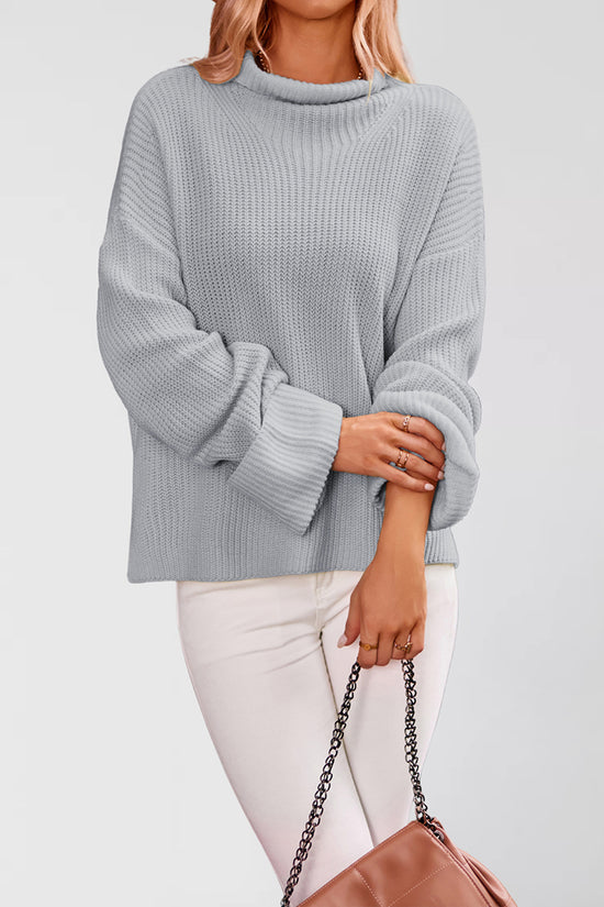 Flared Sleeve Pullover Knit Top