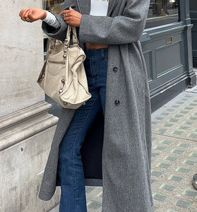 Elegant Longline Trench Coat