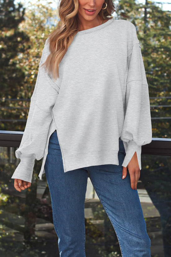 Oversized Dropped Shoulder Sweatshirt
