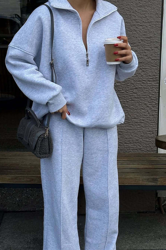 Zipper Hoodie Activewear Set