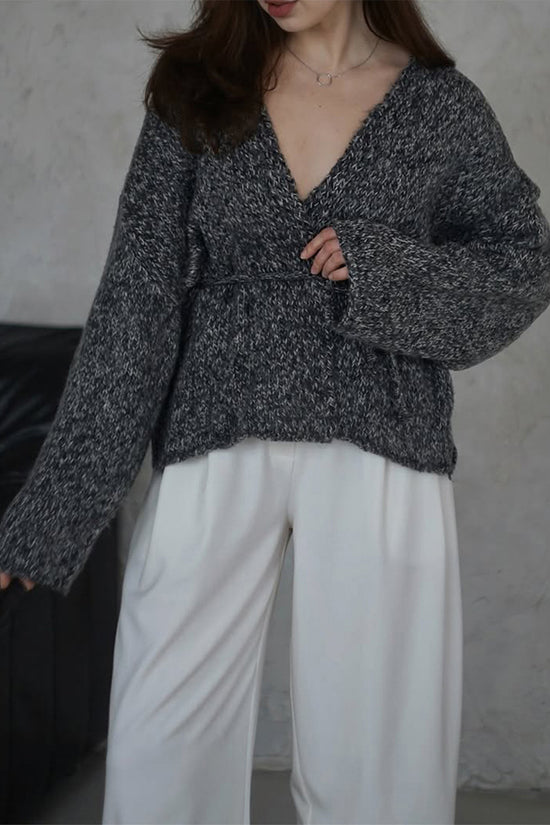 Cozy Knit Belted Cardigan