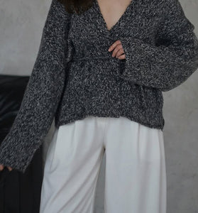 Cozy Knit Belted Cardigan