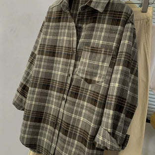 Classic Plaid Button-Down Shirt