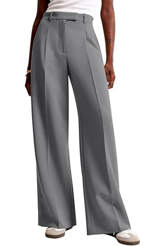 Wide-Leg Relaxed Fit Casual Pants