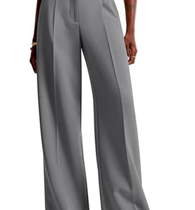 Wide-Leg Relaxed Fit Casual Pants