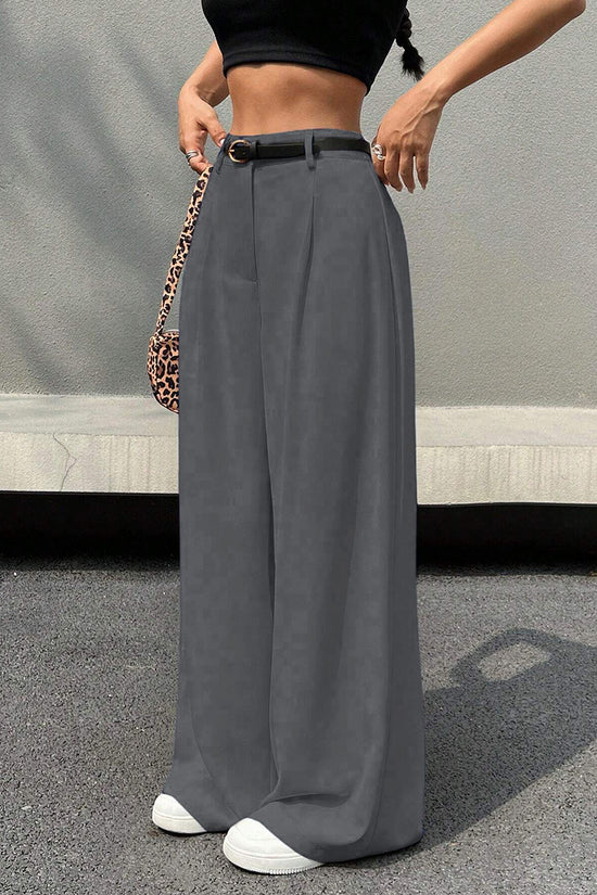 Wide-Leg Casual Pants