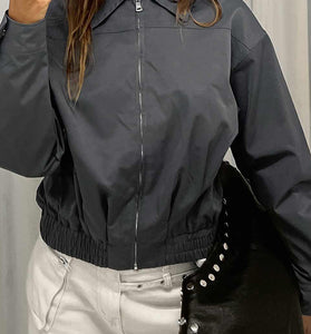 Chic Zip-Up Casual Jacket