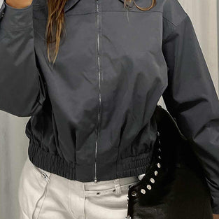 Chic Zip-Up Casual Jacket
