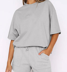 Casual Activewear Two-Piece Set