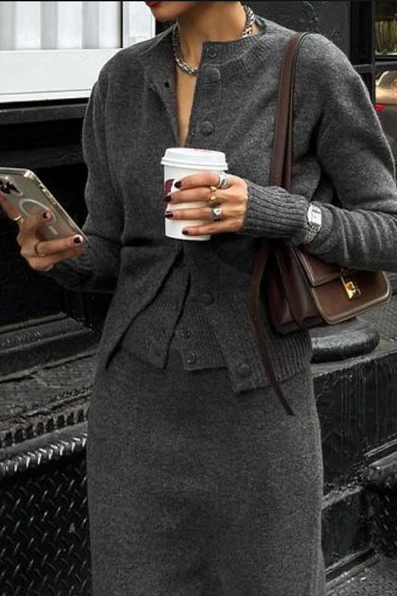 Elegant Button-Up Cardigan