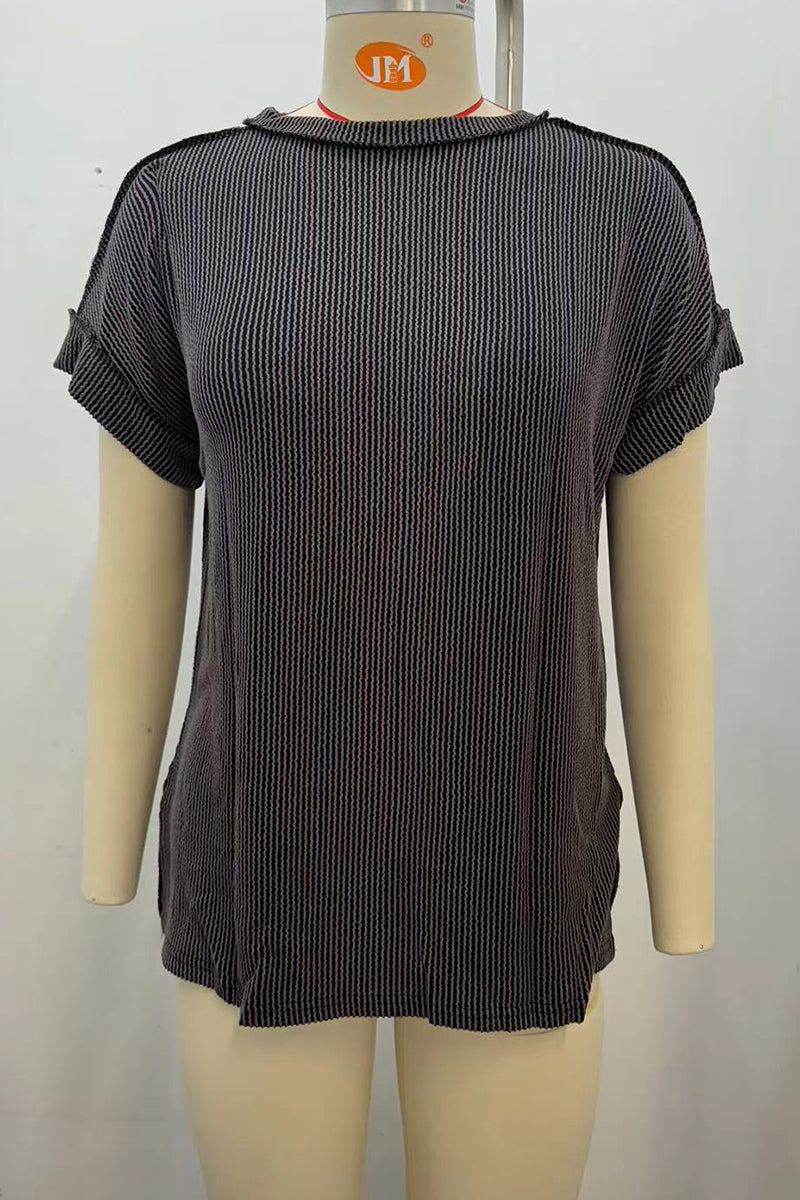 Relaxed Fit Textured T-Shirt