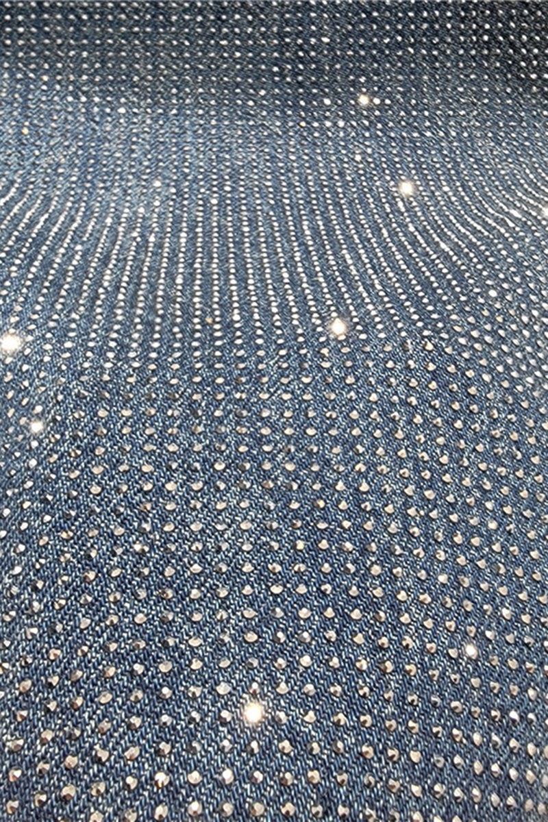 Shimmer Straight Cut Denim
