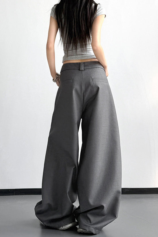 Wide-Leg Casual Pants