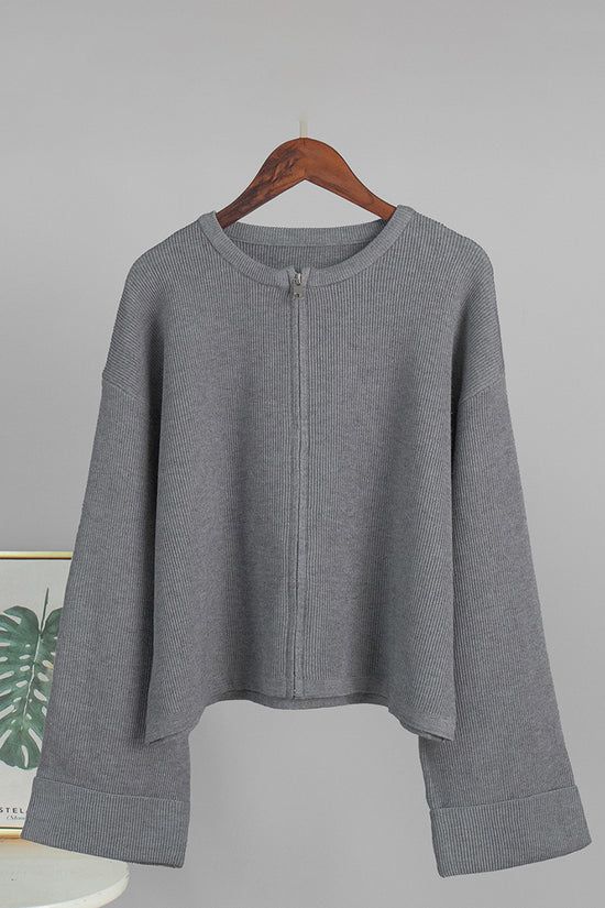 Cozy Chic Zip-Up Pants Set