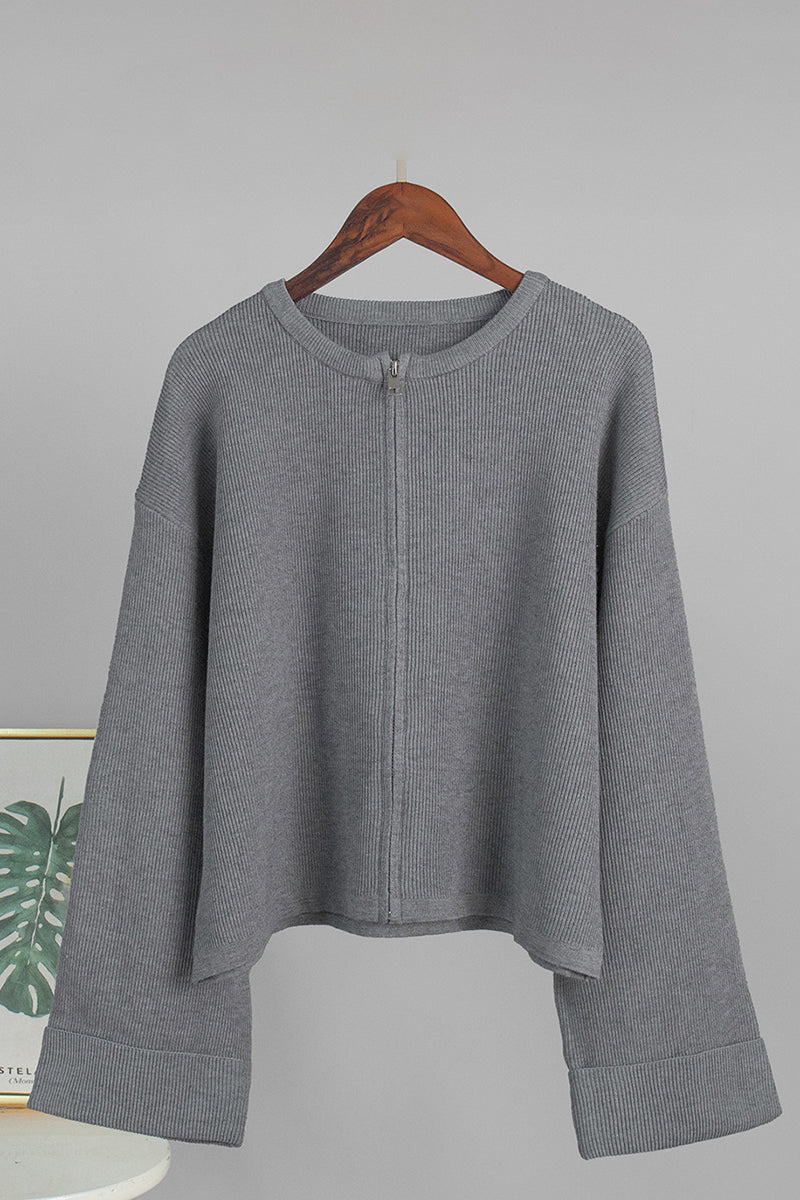 Cozy Chic Zip-Up Pants Set