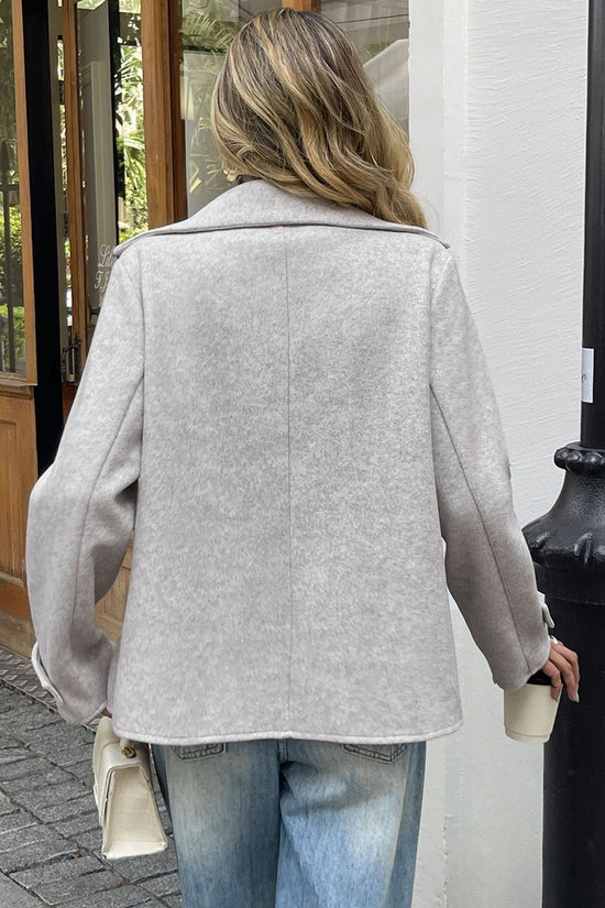 Classic Double-Breasted Blazer Jacket