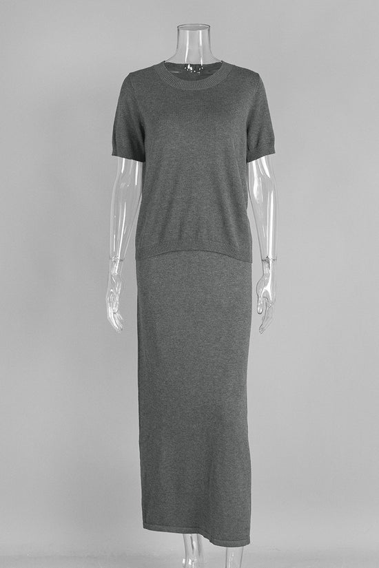 Elegant Two-Piece Skirt Set