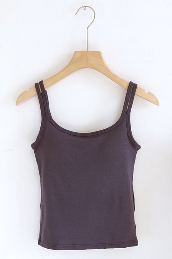 Double Strap Sleeveless Cami Top