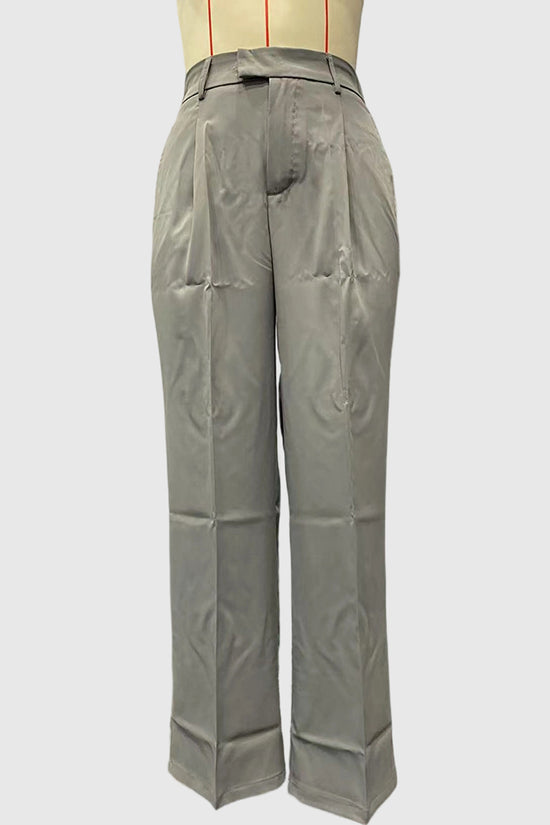 Wide-Leg Relaxed Fit Casual Pants