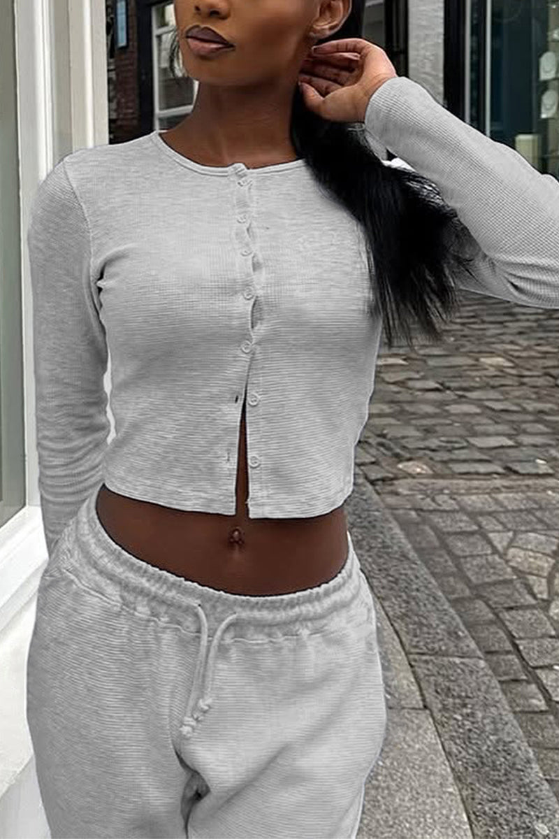 Long Sleeve Casual Pants Set
