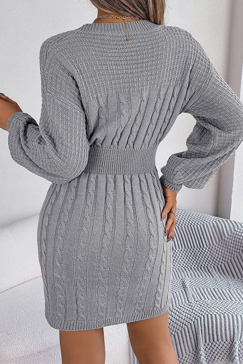Cut-Out Knit Bodycon Dress