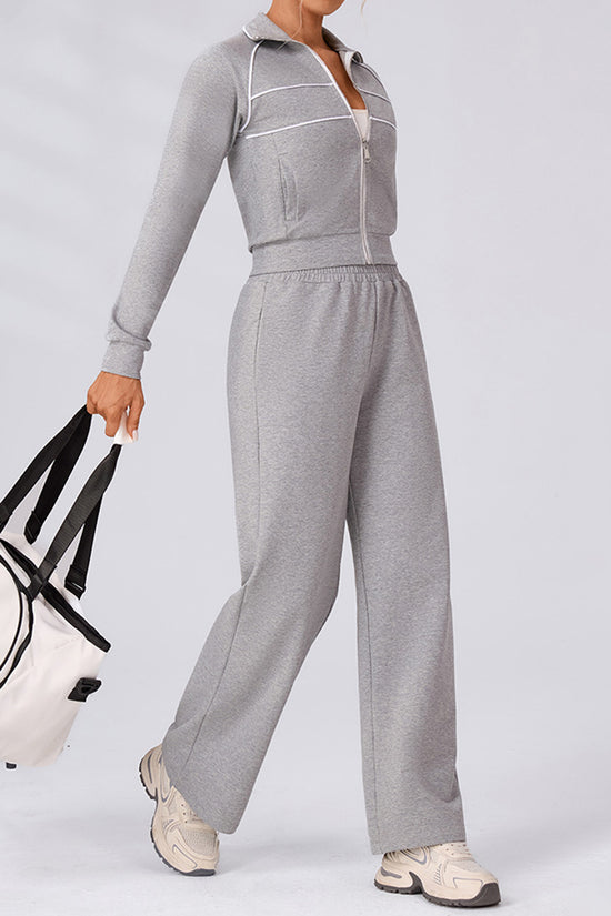 Sleek Performance Zip Jacket