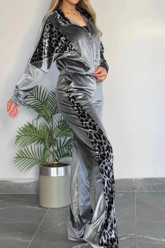 Leopard Print Activewear Set