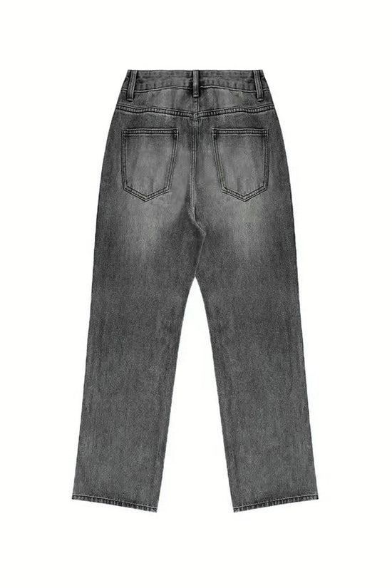 Relaxed Fit Wide Leg Jeans