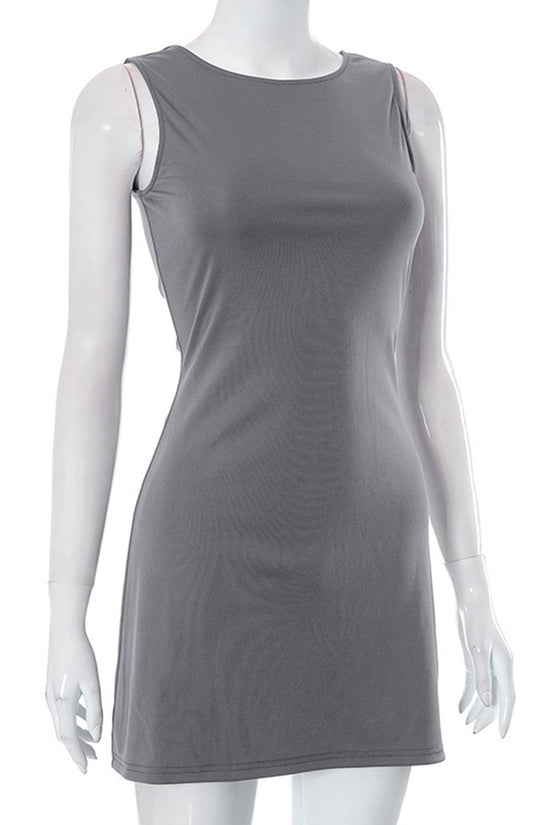 Sleek Sleeveless Casual Bodycon Dress