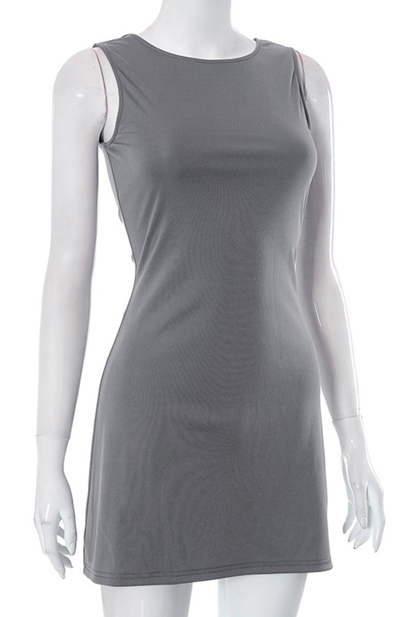 Sleek Sleeveless Casual Bodycon Dress