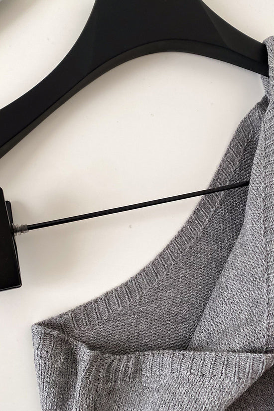 Asymmetric Sleeveless Knit Tank