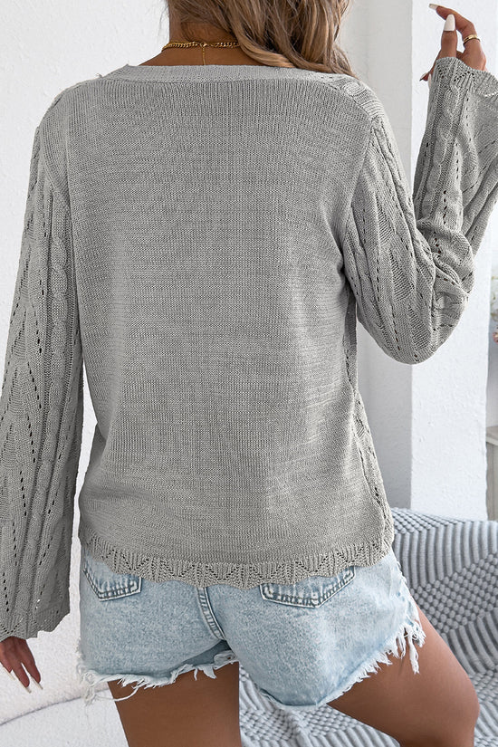Elegant Tie-Front Open Cardigan