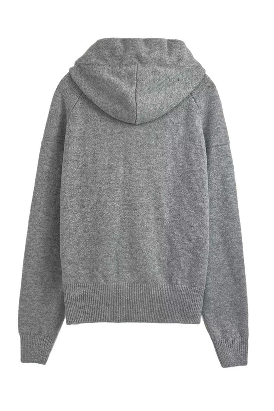 Chic Bow-Tie Hooded Sweatshirt